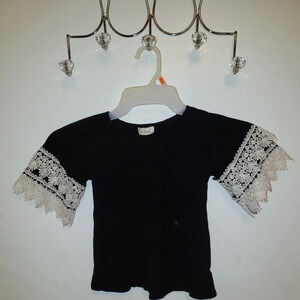 Bell sleeve crochet 1t 2t 24mo tunic top dress